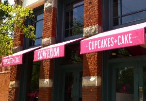 Awning lettering for Confexion