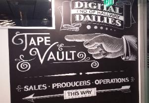 Chalkboard, Chainsaw Hollywood, The Window Goddess Chalkboards