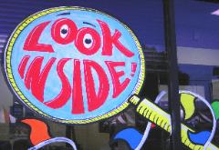 window splash painting  Look Inside