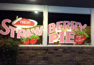 Window Splash Painting, Strawbery Pie, The Window Goddess