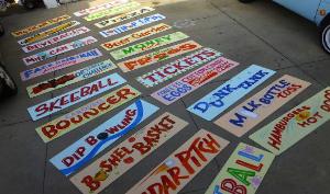 Painted Carnival Signs, Los Angeles