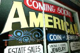 Window splash, American Coin, The Window Goddess, Los Angeles